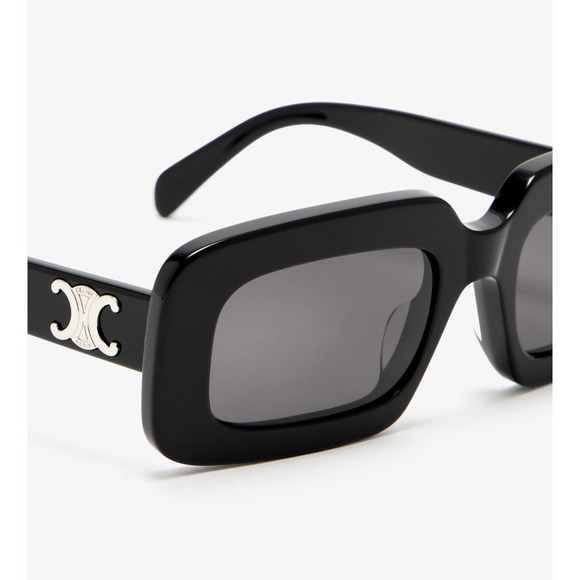 NWT Celine CL40313U-01A-53 Black 53mm Sunglasses